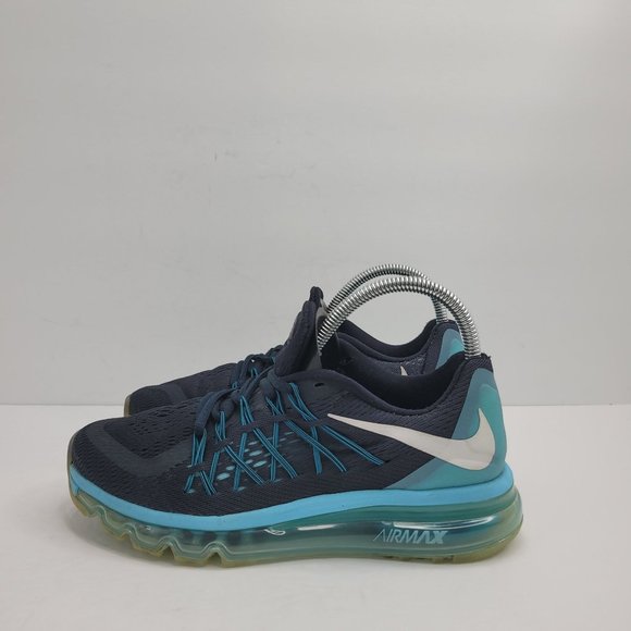 Nike Air Max Women's Running Trainer Sneakers Shoes Blue 698903-404 US Size 7 - Picture 2 of 8
